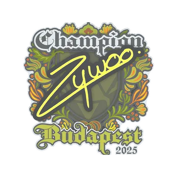 Sticker | ZywOo (Champion) | Budapest 2025