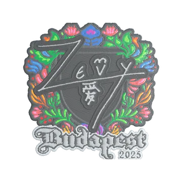 Sticker | zevy (Embroidered) | Budapest 2025