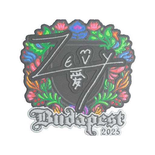 Sticker | zevy (Embroidered) | Budapest 2025