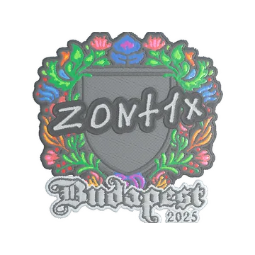 Sticker | zont1x (Embroidered) | Budapest 2025