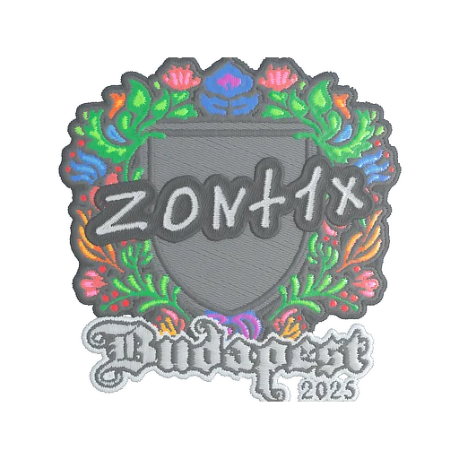 Sticker | zont1x (Embroidered) | Budapest 2025