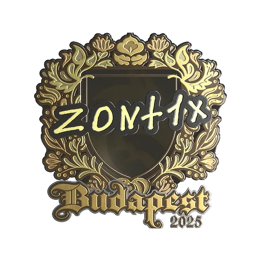 Sticker | zont1x (Gold) | Budapest 2025