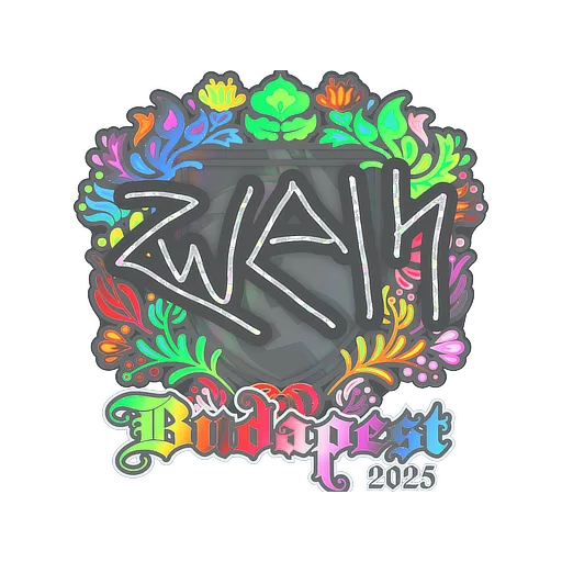 Sticker | zweih (Holo) | Budapest 2025