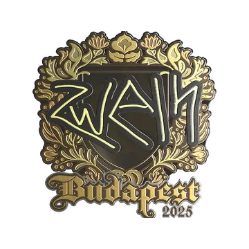 Sticker | zweih (Gold) | Budapest 2025