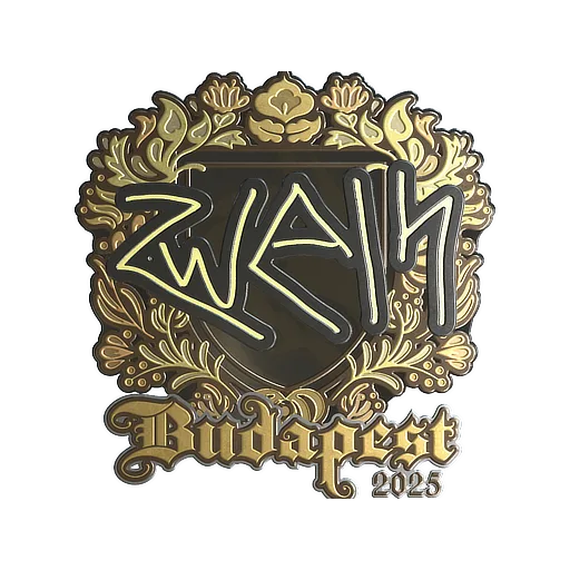 Sticker | zweih (Gold) | Budapest 2025