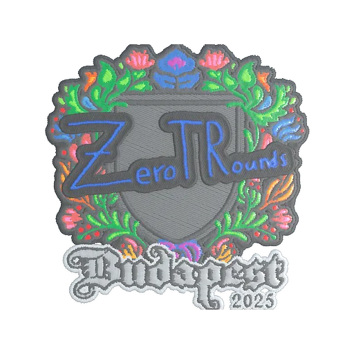 Sticker | ztr (Embroidered) | Budapest 2025