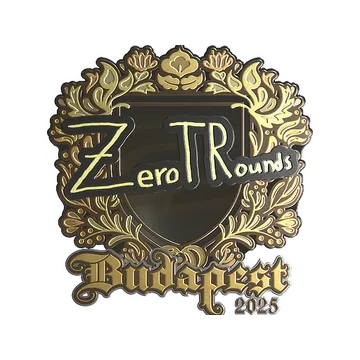 Sticker | ztr (Gold) | Budapest 2025
