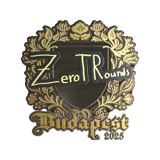Sticker | ztr (Gold) | Budapest 2025