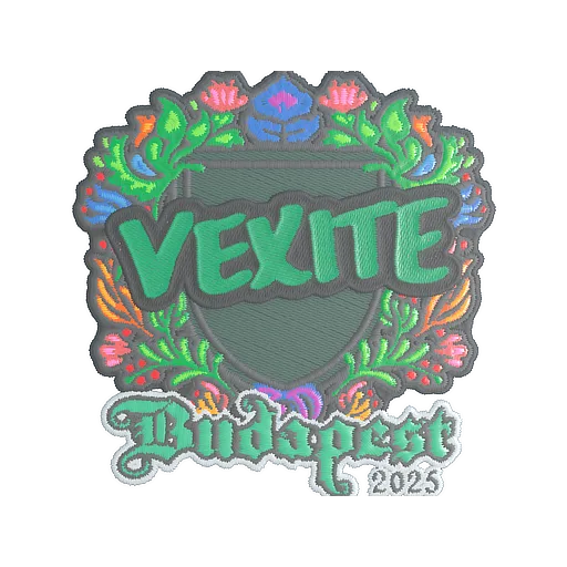 Наклейка | vexite (вышитая) | Будапешт-2025