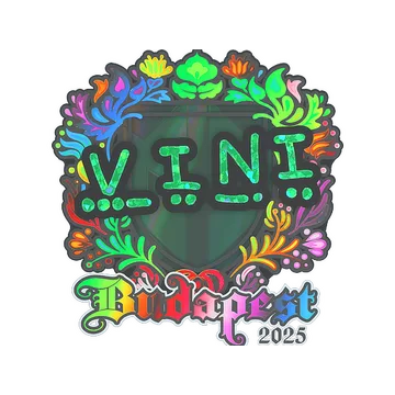 Sticker | VINI (Holo) | Budapest 2025