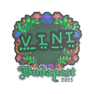 Sticker | VINI (Embroidered) | Budapest 2025
