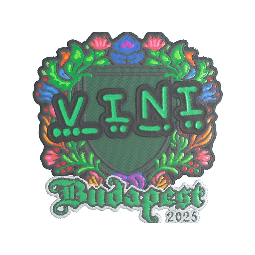 Sticker | VINI (Embroidered) | Budapest 2025