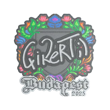Sticker | qikert (Embroidered) | Budapest 2025