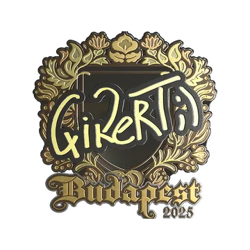 Sticker | qikert (Gold) | Budapest 2025