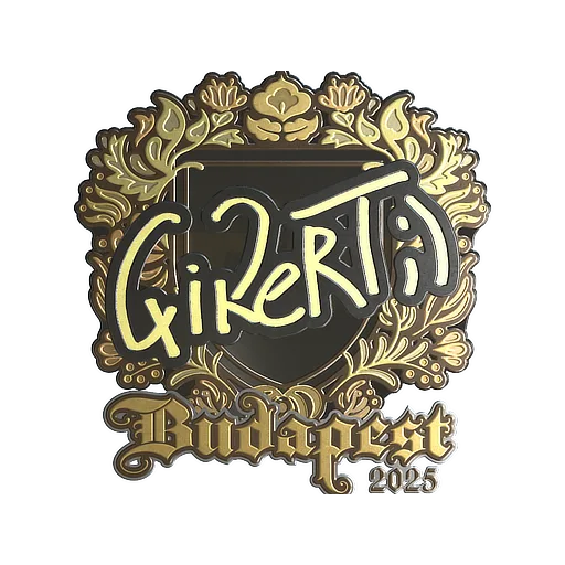 Sticker | qikert (Gold) | Budapest 2025