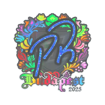 Sticker | PR (Holo) | Budapest 2025