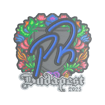 Sticker | PR (Embroidered) | Budapest 2025
