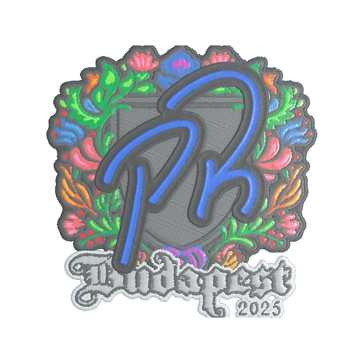 Sticker | PR (Embroidered) | Budapest 2025
