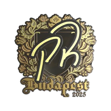 Sticker | PR (Gold) | Budapest 2025