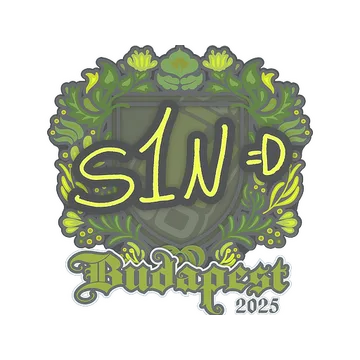 Sticker | s1n | Budapest 2025