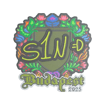 Sticker | s1n (Embroidered) | Budapest 2025