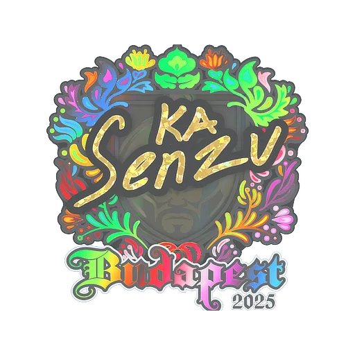 Наклейка | Senzu (голографическая) | Будапешт-2025