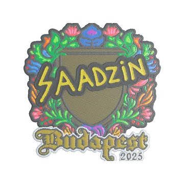 Sticker | saadzin (Embroidered) | Budapest 2025