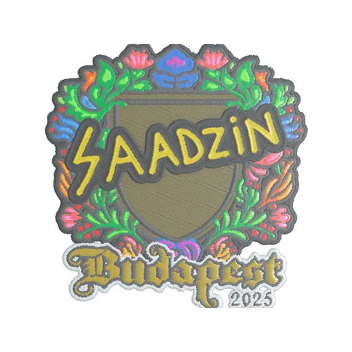 Sticker | saadzin (Embroidered) | Budapest 2025