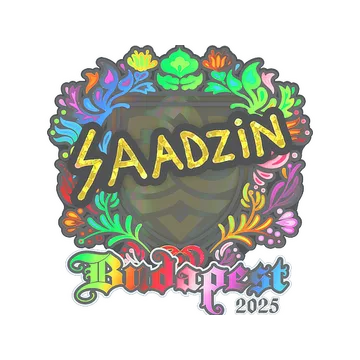 Sticker | saadzin (Holo) | Budapest 2025