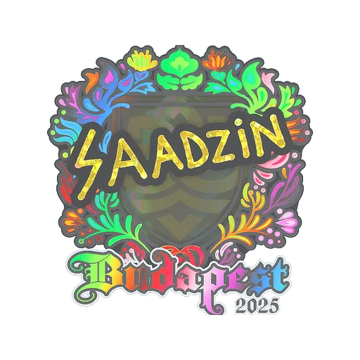 Sticker | saadzin (Holo) | Budapest 2025