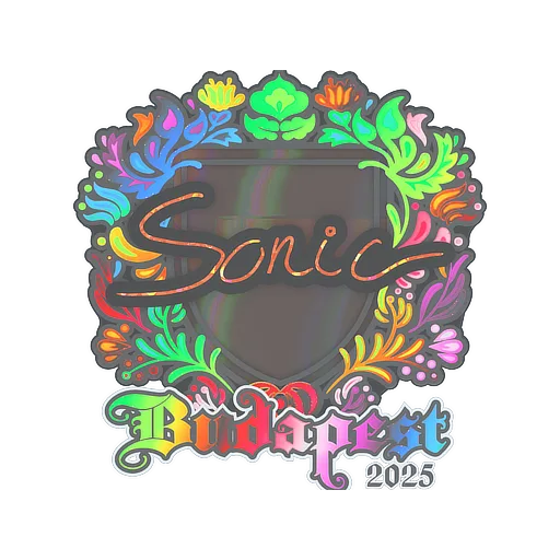 Sticker | Sonic (Holo) | Budapest 2025