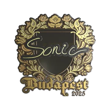 Sticker | Sonic (Gold) | Budapest 2025