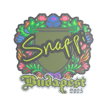 Sticker | Snappi (Embroidered) | Budapest 2025