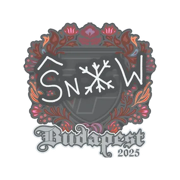 Sticker | snow | Budapest 2025