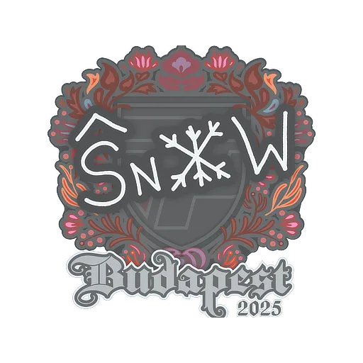 Sticker | snow | Budapest 2025