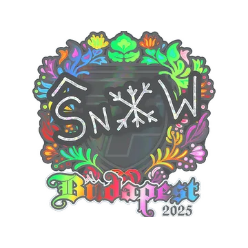 Sticker | snow (Holo) | Budapest 2025