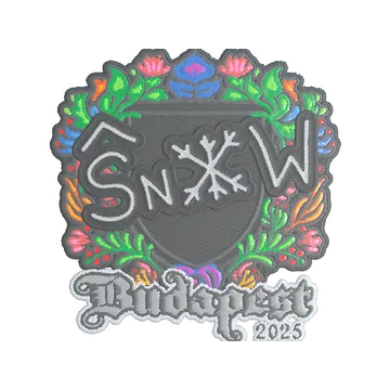 Sticker | snow (Embroidered) | Budapest 2025