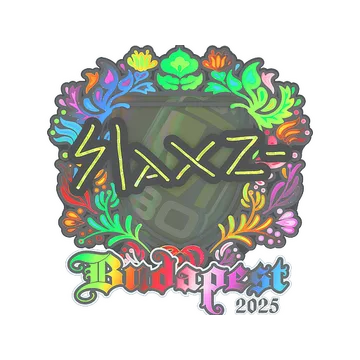Sticker | slaxz- (Holo) | Budapest 2025