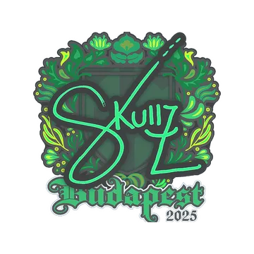 Sticker | skullz | Budapest 2025