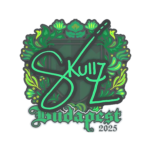 Наклейка | skullz | Будапешт-2025