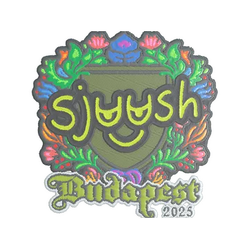 Sticker | sjuush (Embroidered) | Budapest 2025