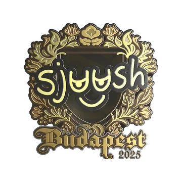 Sticker | sjuush (Gold) | Budapest 2025