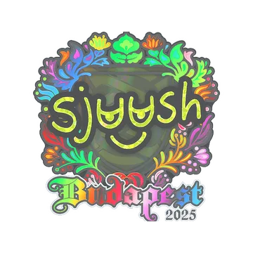 Sticker | sjuush (Holo) | Budapest 2025
