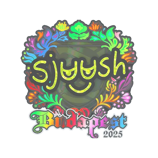Sticker | sjuush (Holo) | Budapest 2025