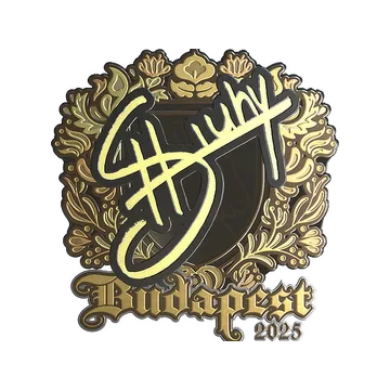 Sticker | siuhy (Gold) | Budapest 2025