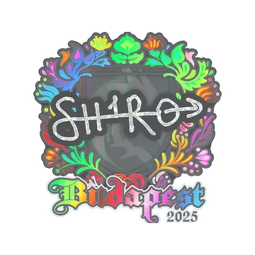 Sticker | sh1ro (Holo) | Budapest 2025