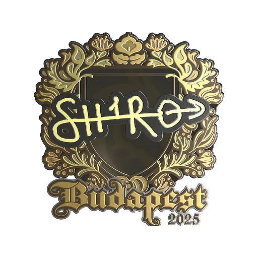 Sticker | sh1ro (Gold) | Budapest 2025
