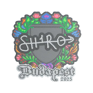 Sticker | sh1ro (Embroidered) | Budapest 2025