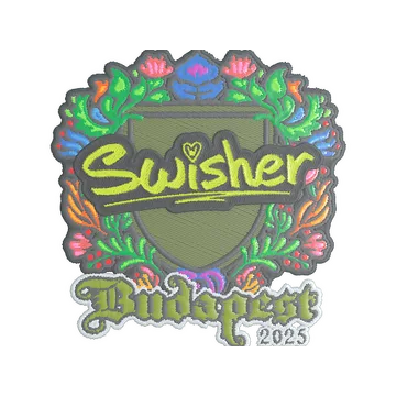 Sticker | Swisher (Embroidered) | Budapest 2025