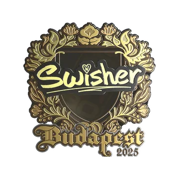 Sticker | Swisher (Gold) | Budapest 2025